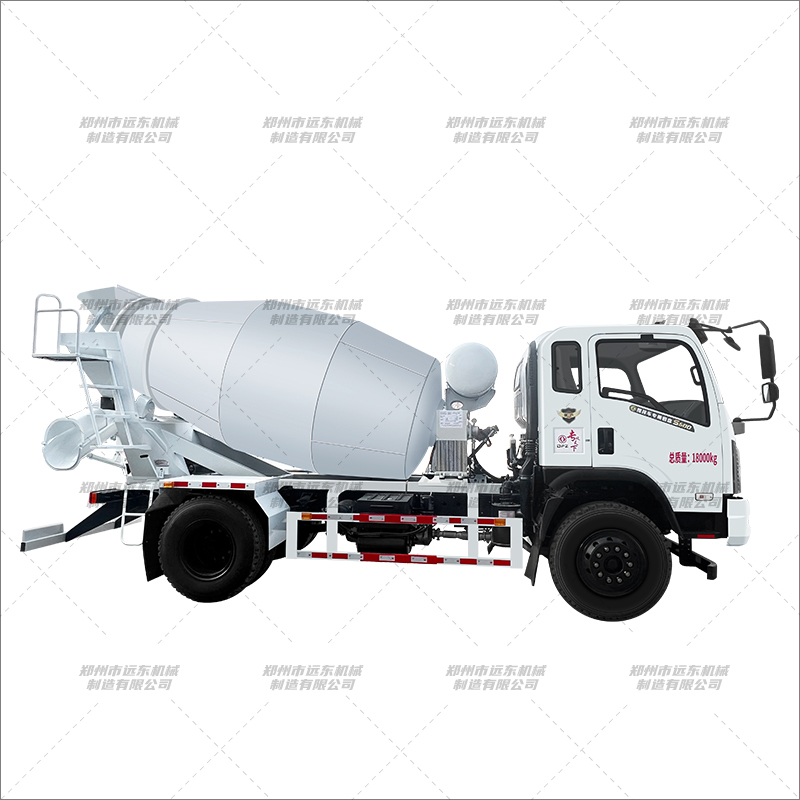 5方混凝土搅拌罐车(图1) 5方混凝土搅拌罐车(图1)